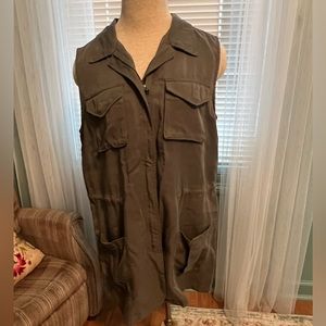 A New Day olive green cargo vest